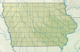 Voir sur la carte topographique de l'Iowa