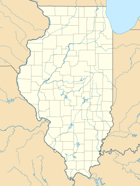 Steger, Illinois na mapi Ilinoisa