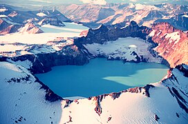 Katmai crater lake, Alaska, Amurika