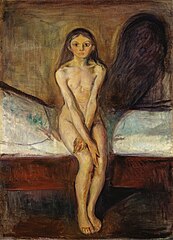 Puberty, 1894–1895, oil on canvas, 151.5 x 110 cm, National Gallery (Norway)
