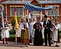 伝統的なフィンランドの結婚式