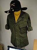 Robert Duvall's "Lt Col Kilgore" tropical combat coat and signature yellow ascot from "Apocalypse Now"