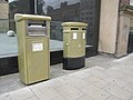 The franking mail and pillar box in Leeds