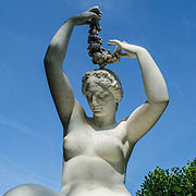 Sculpture in the garden of the Musée des beaux-arts [fr]