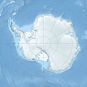 Location of Camp Academia in Antarctica