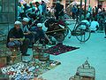 Hui vendors at Linxia City Market