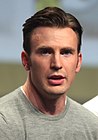 Chris Evans, who portrays Steve Rogers / Captain America, at San Diego Comic-Con in 2014
