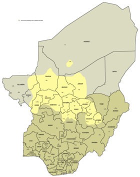 el hausa en el sur de Níger y Nigeria