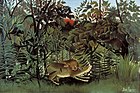 Henri Rousseau, 1905, the reason for the term Fauvism] and the original "Wild Beast"