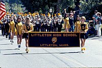 High school band on Memorial Day 1977