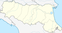 Bologna trên bản đồ Emilia-Romagna