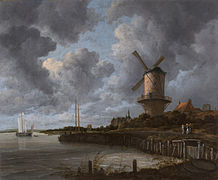 Jacob van Ruisdael, Moulin près de Wijk bij Duurstede.