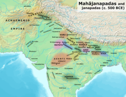 Asmaka and other Mahajanapadas in the Post Vedic period.