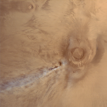 Mars Orbiter Mission's image of Arsia Mons
