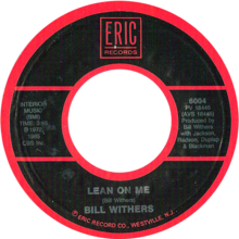 Vinyl copy of "Lean On Me" by Bill Withers