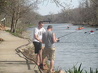 Fishing and kayaking on Medicine Creek (2013)