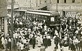 Image 24First Day of Passenger Service, Dallas & Sherman Interurban Railroad 1908 (from History of Texas)