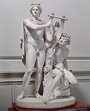 Apollo and Marsyas by Walter Runeberg in 1874, located in the lobby