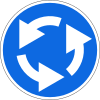 4.3 Direction of roundabout traffic