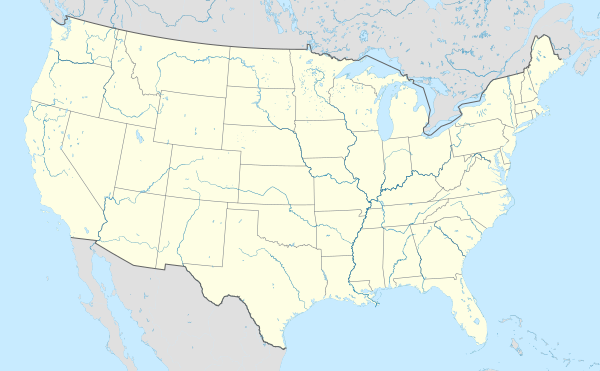 Map of the US showing the locations of World Heritage Sites