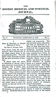 1828 Boston Medical and Surgical Journal