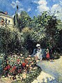 Le Jardín de Pontoise (1877) Camille Pissarro