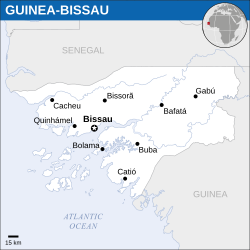 Lokasi Guinea-Bissau