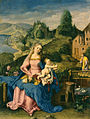 Virgin and Child in a Landscape by an anonymous artist