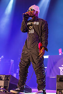 André 3000 performing in 2014