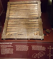 Tables board from the Mary Rose