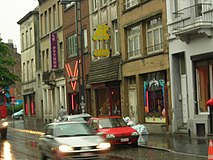 شارع Rue d'Aerschot في بروكسل في بلجيكا