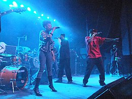 Digable Planets performing at Aggie Theatre on December 11, 2010, in Fort Collins, Colorado