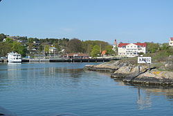Styrsö as seen from the sea
