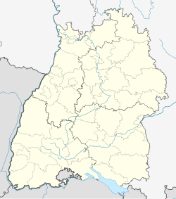 Elzach trên bản đồ Baden-Württemberg