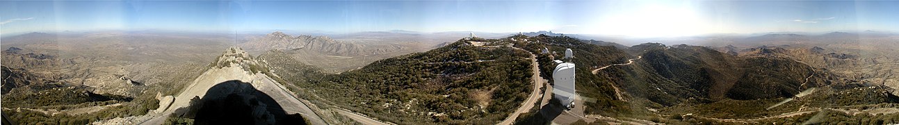 400° panorama from Kitt Peak's Mayall 4-meter Observatory