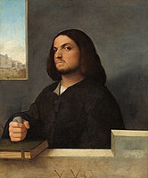 Portrait of a Venetian Gentleman, by Giorgione and Titian 1510 – National Gallery of Art