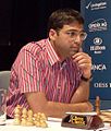 Former World Champion and world no. 10 Vishwanathan Anand was playing on board one for India