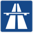 Németország autópályáinak a jele