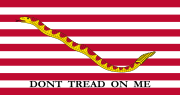 First Navy Jack (naval jack for all warships 1975–1976 & 2002–2019; for oldest commissioned warship 1980–present)