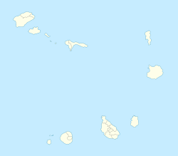 Praia trên bản đồ Cabo Verde