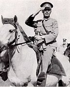 Generalissimo Chiang Kai-shek, Commander-in-Chief of the National Revolutionary Army, emerged from the Northern Expedition as the leader of the Republic of China