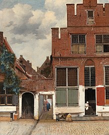 Two brick buildings in Delft, The Netherlands