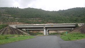 PR-53 overpass in Pozo Hondo, a barrio in Guayama