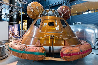 BP-1102 on display at the National Air and Space Museum Steven F. Udvar-Hazy Center.