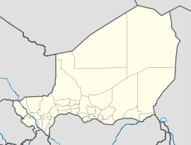 Nijamej na mapi Nigera