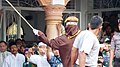 Image 42Public caning in Aceh. The westernmost special province is one of the few regions within Indonesia that implement full Islamic sharia law, where public caning is frequently held. Caution is required for visitors regarding clothing, modesty issues, morality and consumption of alcohol, to avoid troubles with the local authority. (from Tourism in Indonesia)