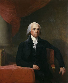 Portrait of Madison by Gilbert Stuart