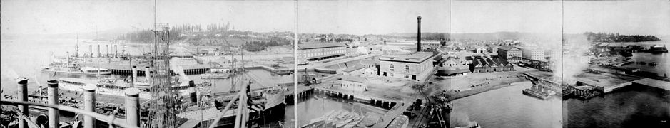 Puget Sound Navy Yard in 1913