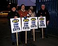 Image 44Public and Commercial Services Union members on strike in Manchester 2006.