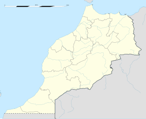 Кенітра. Карта розташування: Марокко